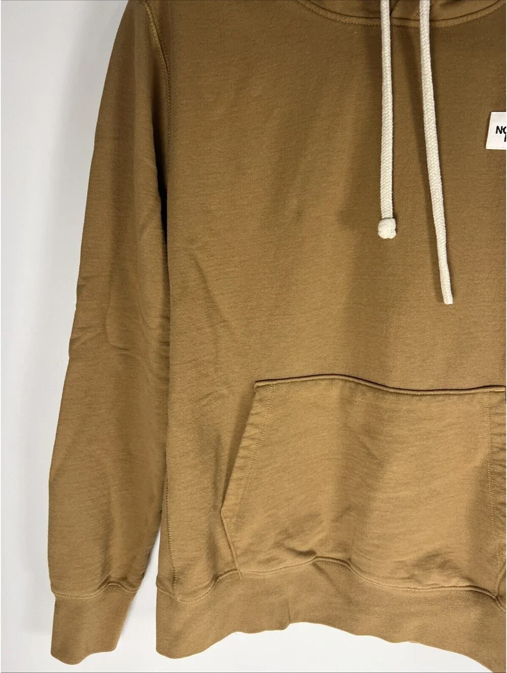 The North Face Brown Pullover Box Logo Hoodie- Men's Size Medium